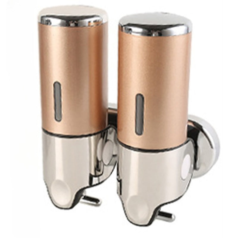 Seifenhalter und -spender wandmontiert aus rostfreiem Stahl Bad Dusche Seifenspender Pumpe