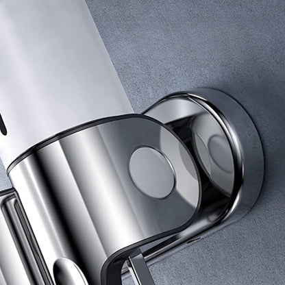 Seifenhalter und -spender wandmontiert aus rostfreiem Stahl Bad Dusche Seifenspender Pumpe