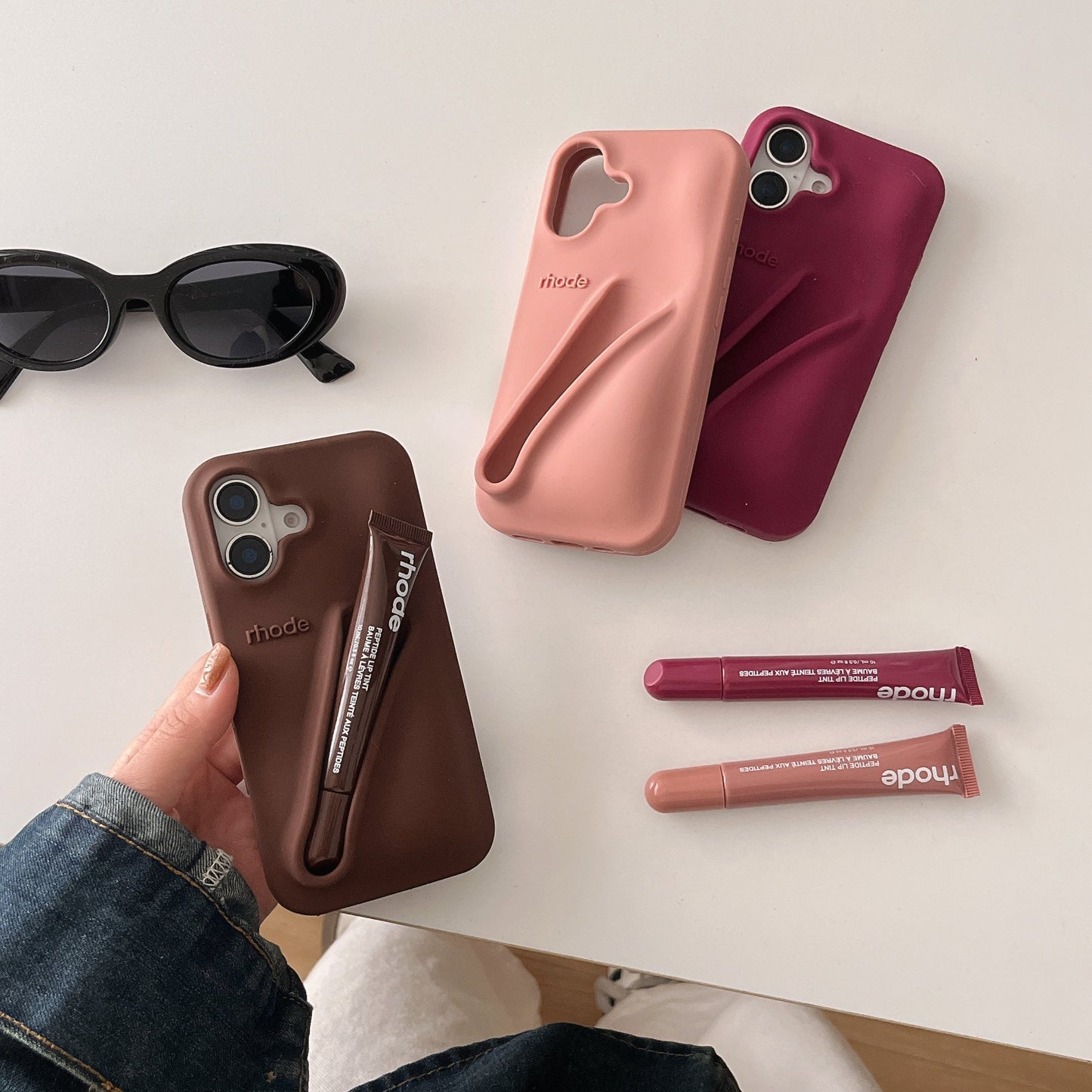 Sandsberg | 3D Silikon Lippenstift Handyhülle für iPhone