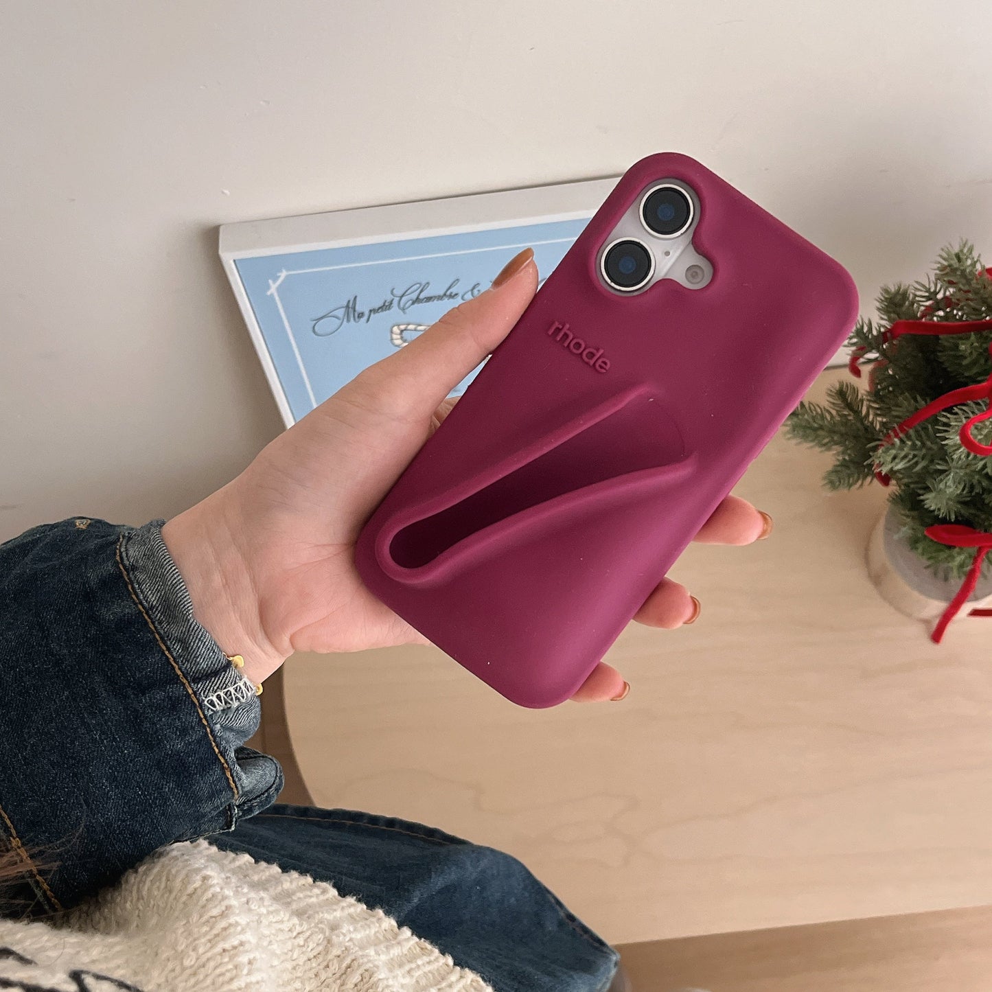 Sandsberg | 3D Silikon Lippenstift Handyhülle für iPhone