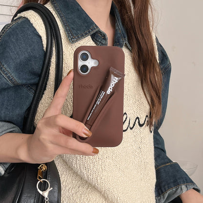 Sandsberg | 3D Silikon Lippenstift Handyhülle für iPhone