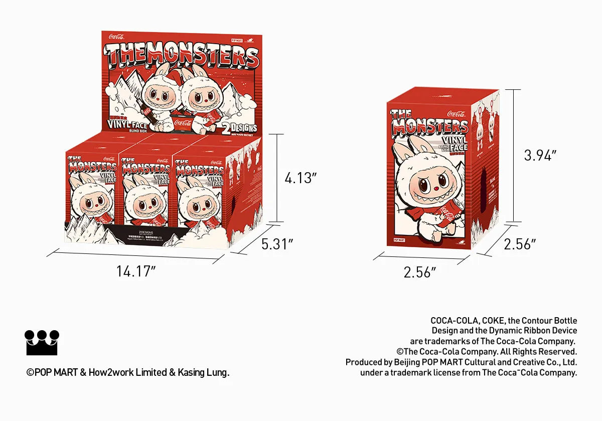 Sandsberg | Süße Monster Cola Vinyl Gesicht Sammlerspielzeug Blind Box – Limitierte Ausgabe Figuren (Packung von 1)
