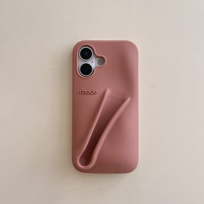 Sandsberg | 3D Silikon Lippenstift Handyhülle für iPhone