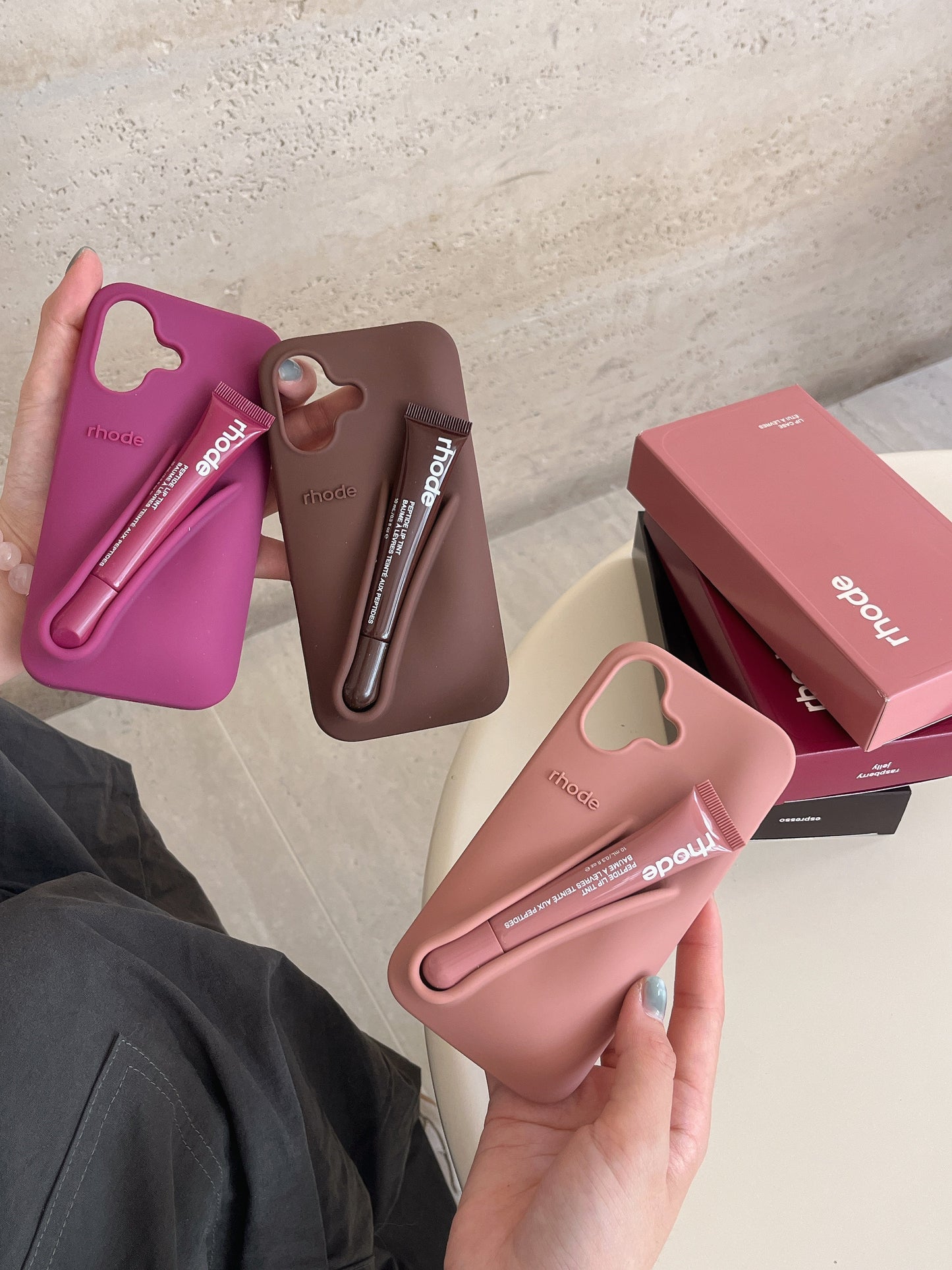 Sandsberg | 3D Silikon Lippenstift Handyhülle für iPhone
