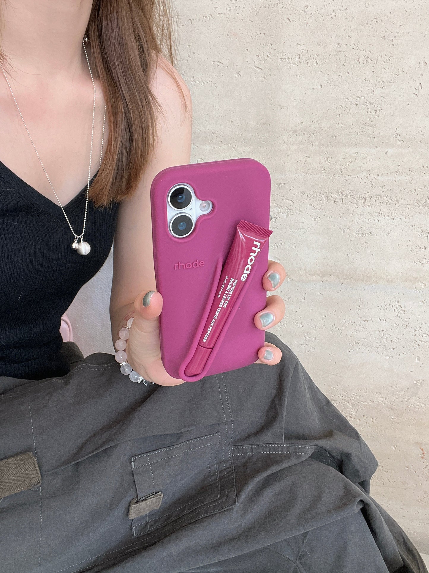 Sandsberg | 3D Silikon Lippenstift Handyhülle für iPhone
