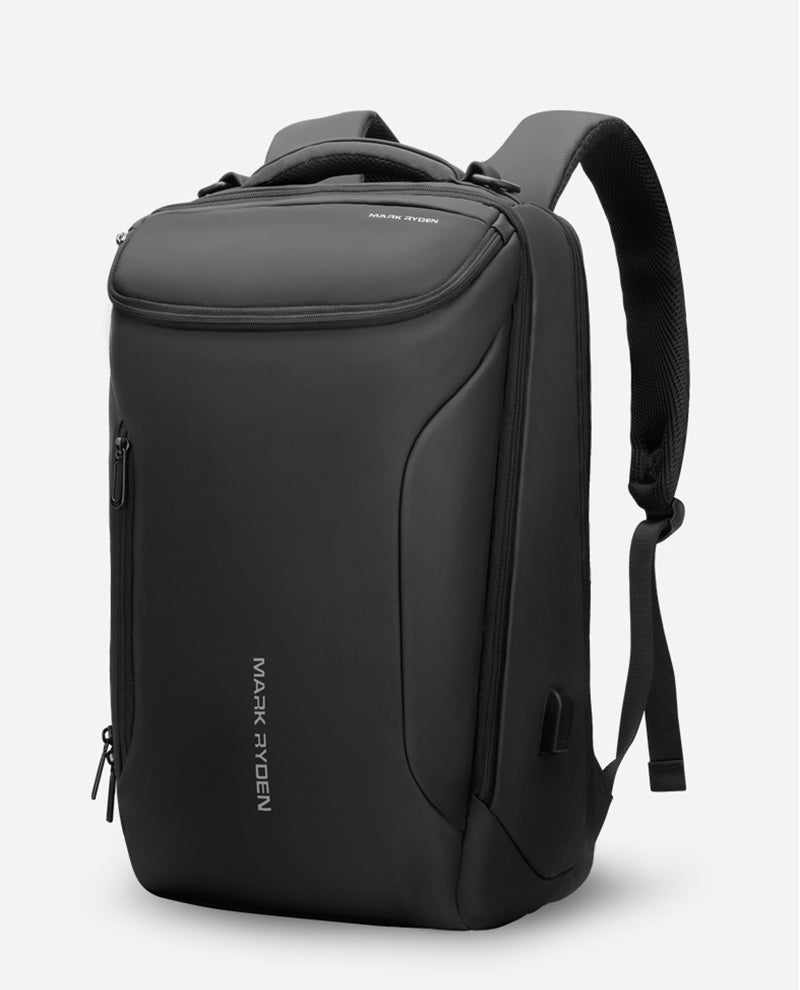 Sandsberg | Multifunktionaler 33L Rucksack mit großem Fassungsvermögen, mit stromlinienförmiger Form, wasserdichtem Design, 12 Arten von Stauraum, 180° Öffnung, separatem Laptopfach, USB-Ladeport