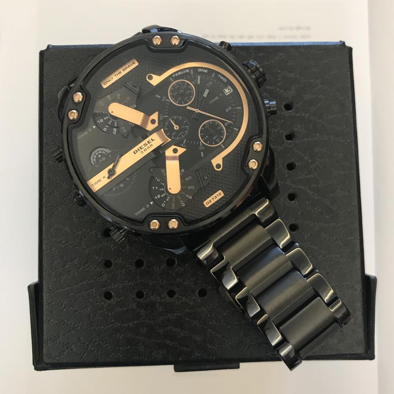 Edelstahl Chronograph Quarz Uhr