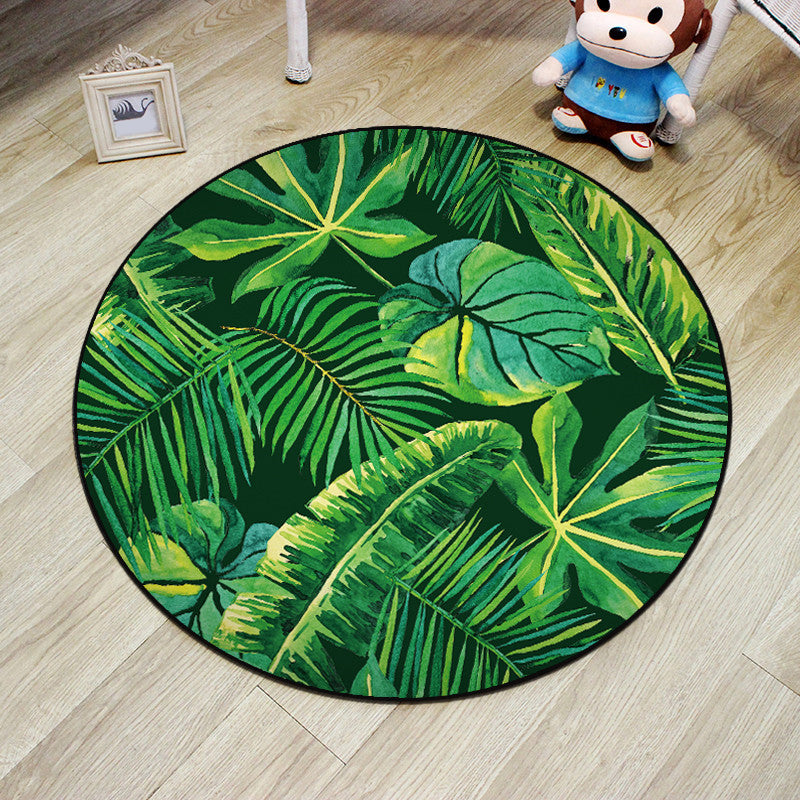 Sandsberg | Multicolor Prinsessen Tapijt Polyester Botanica Dieren Tapijt Antislip Achterkant Machine Wasbaar Huisdier Vriendelijk Tapijt voor Kinderkamer