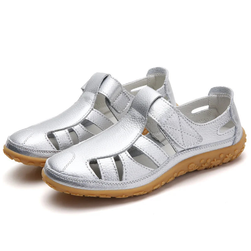 Sandsberg | Orthopädische Retro Sandalen | Rutschfest