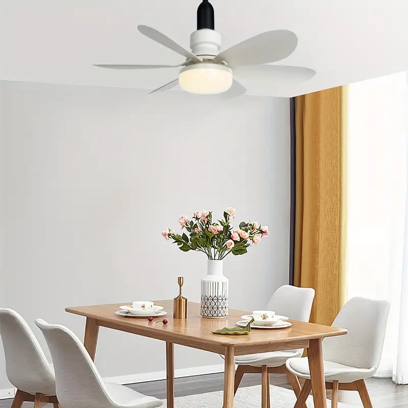 2-IN-1 TRAGFÄHIGER DECKENVENTILATOR & LICHT mit Fernbedienung