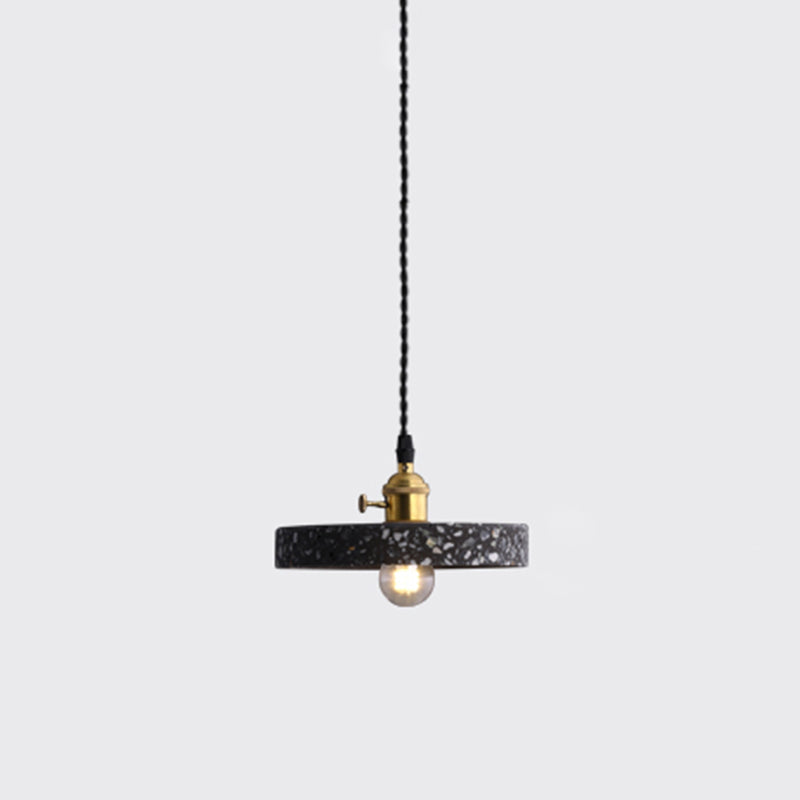 Geometrische Esszimmer Hängeleuchte Terrazzo 1 Kopf Minimalistische Pendelleuchte