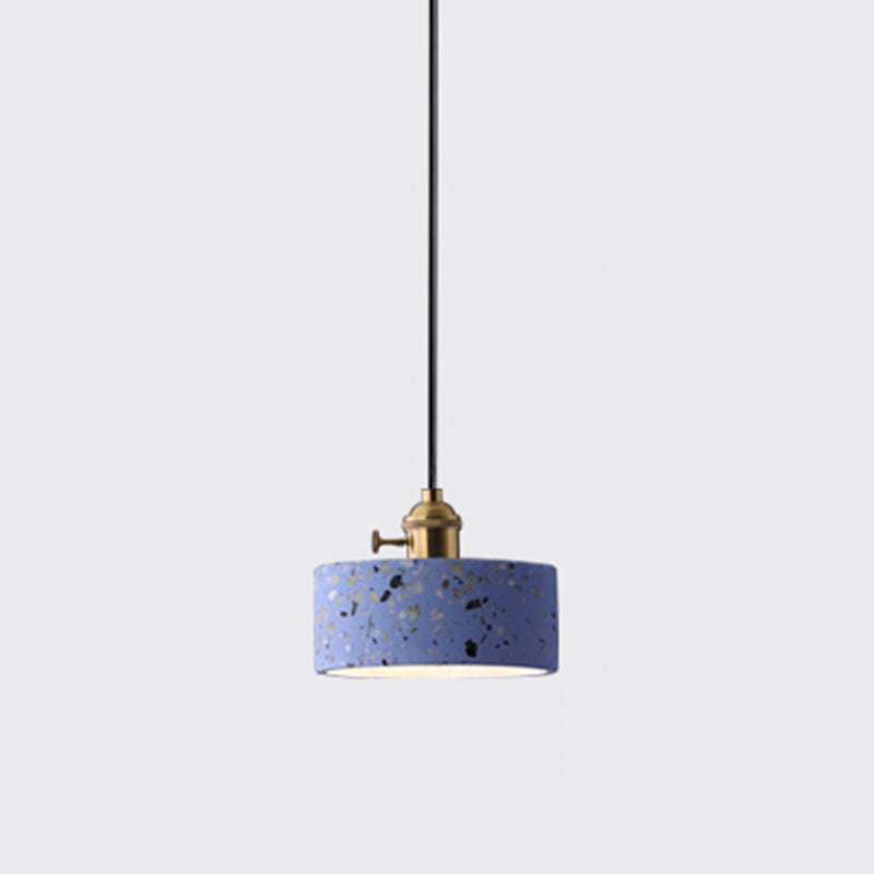 Geometrische Esszimmer Hängeleuchte Terrazzo 1 Kopf Minimalistische Pendelleuchte