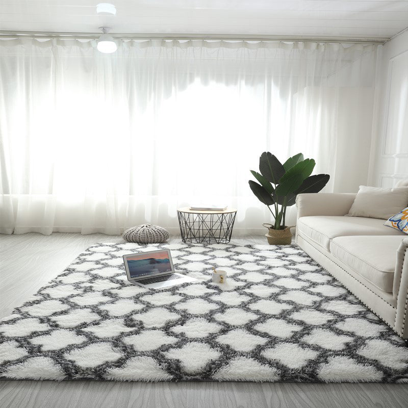 Sandsberg | Relaxende Geometrie Tapijt Multi Gekleurd Modern Tapijt Fluffy Machine Wasbaar Vlekbestendig Antislip Achterkant Tapijt voor Thuis