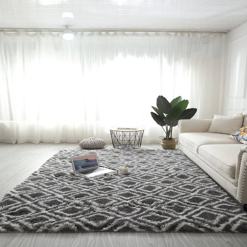 Sandsberg | Relaxende Geometrie Tapijt Multi Gekleurd Modern Tapijt Fluffy Machine Wasbaar Vlekbestendig Antislip Achterkant Tapijt voor Thuis