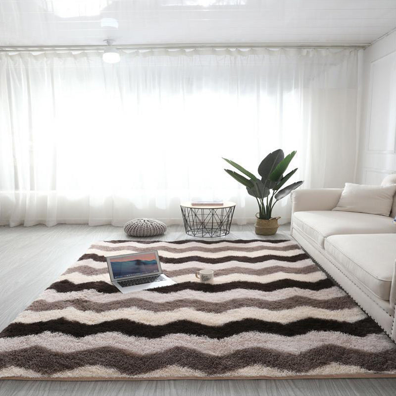 Sandsberg | Relaxende Geometrie Tapijt Multi Gekleurd Modern Tapijt Fluffy Machine Wasbaar Vlekbestendig Antislip Achterkant Tapijt voor Thuis