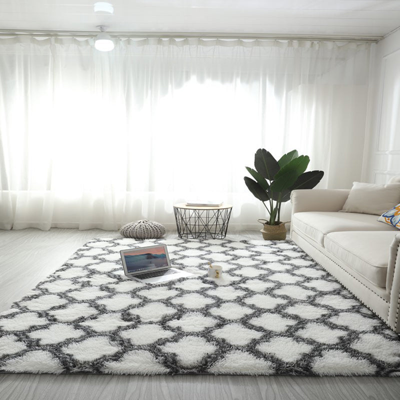 Sandsberg | Relaxende Geometrie Tapijt Multi Gekleurd Modern Tapijt Fluffy Machine Wasbaar Vlekbestendig Antislip Achterkant Tapijt voor Thuis