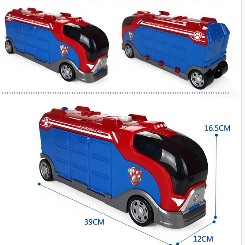 Sandsberg | Paw Patrol Spaßspielzeug-Set – Komplettes Rettungsteam Actionfiguren mit Fahrzeug