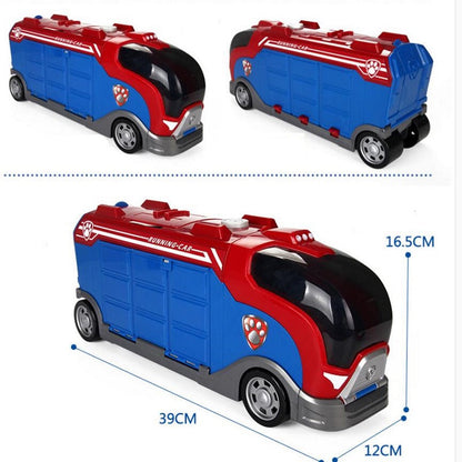 Sandsberg | Paw Patrol Spaßspielzeug-Set – Komplettes Rettungsteam Actionfiguren mit Fahrzeug