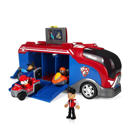 Sandsberg | Paw Patrol Spaßspielzeug-Set – Komplettes Rettungsteam Actionfiguren mit Fahrzeug