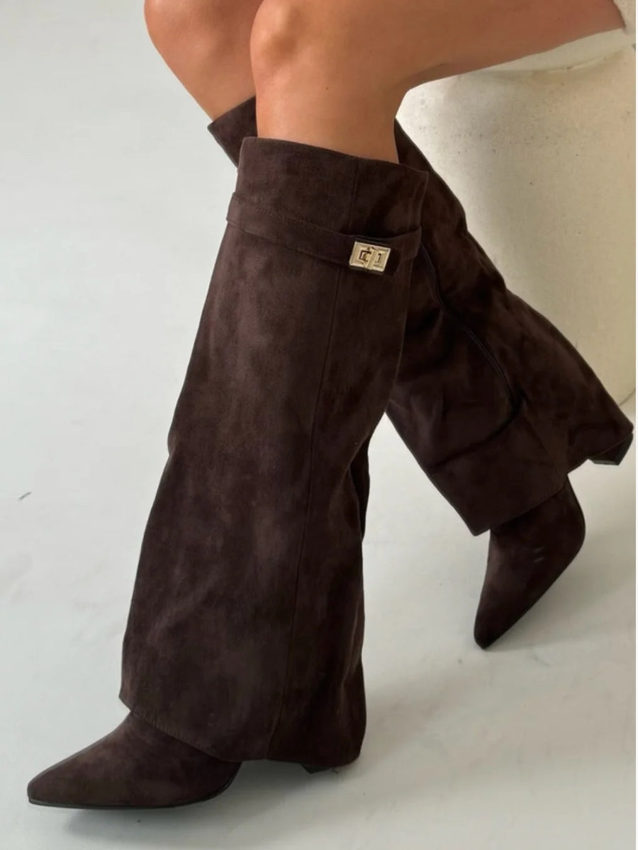 Sandsberg | Elegante Damenschuhe aus hochwertigem Leder mit goldenen Details