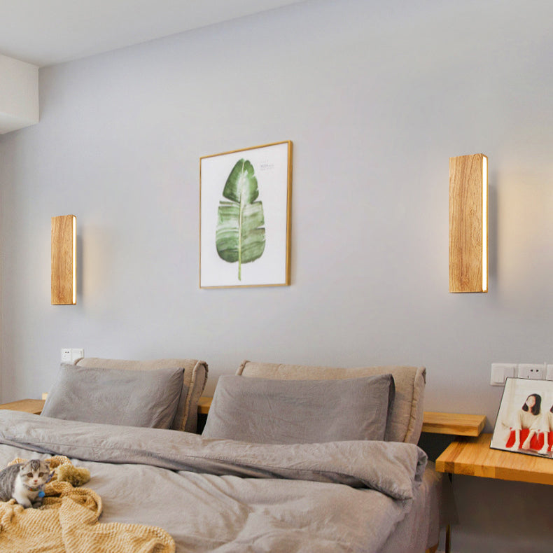 Sandsberg | OakBeam | Minimalistische Massivholz-LED-Wandlampe