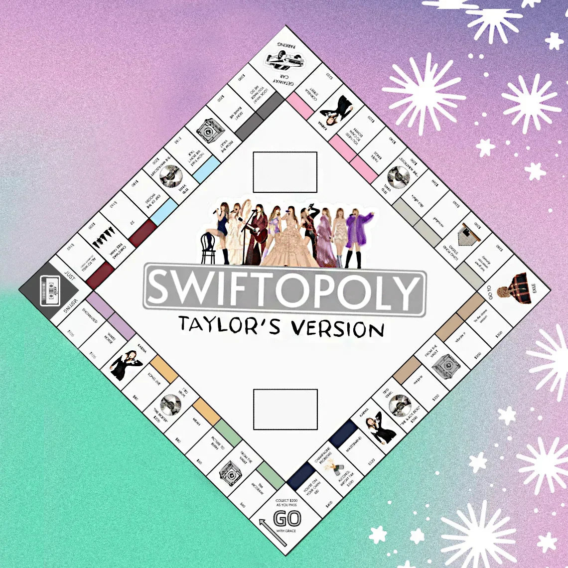 SWIFTOPOLY - TS 'Swiftie' Monopoly Brettspiel