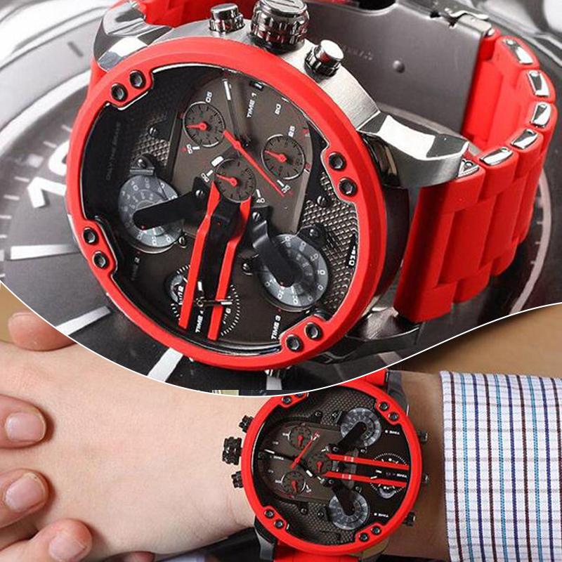 Edelstahl Chronograph Quarz Uhr