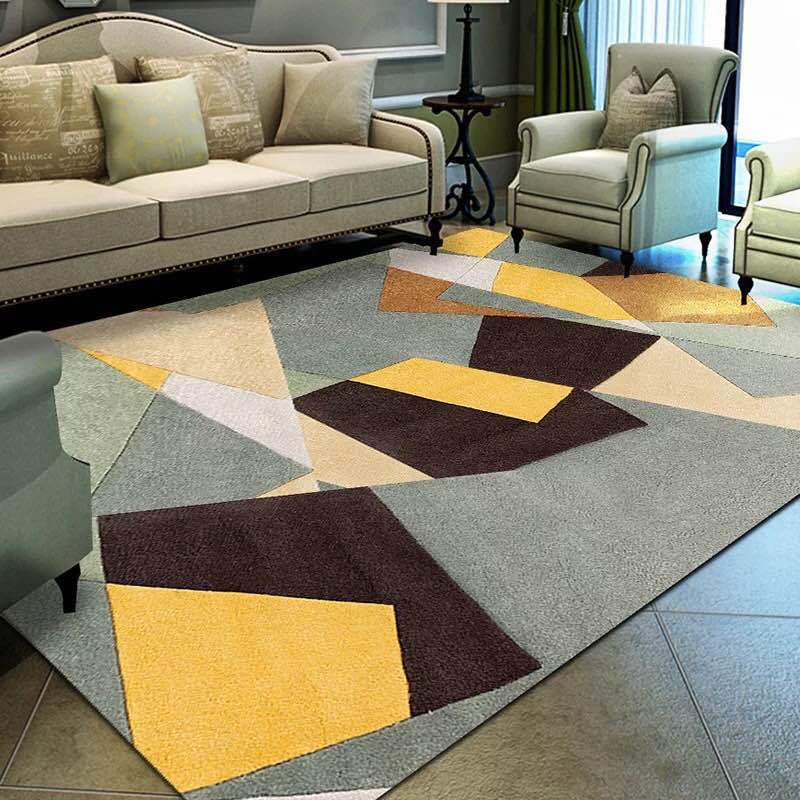 Sandsberg | Scandinavisch Woonkamertapijt Multi-kleurig Geometrisch Gedrukt Binnen Tapijt Antislip Ondergrond Huisdiervriendelijk Gebied Tapijt