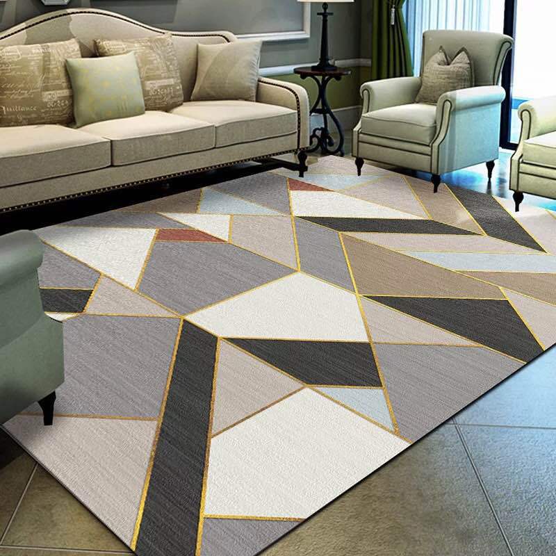 Sandsberg | Scandinavisch Woonkamertapijt Multi-kleurig Geometrisch Gedrukt Binnen Tapijt Antislip Ondergrond Huisdiervriendelijk Gebied Tapijt