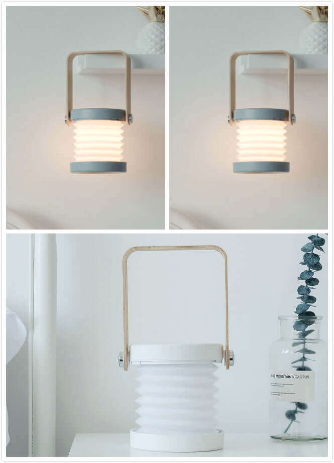 Faltbare Touch-Dimmbar Lese-LED-Nachtlicht Tragbare Laterne Lampe USB Wiederaufladbar Für Wohnkultur
