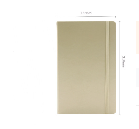 A5-Notizbuch mit taktilem PU-Hardcover