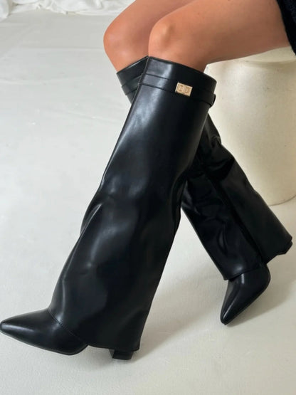 Sandsberg | Elegante Damenschuhe aus hochwertigem Leder mit goldenen Details