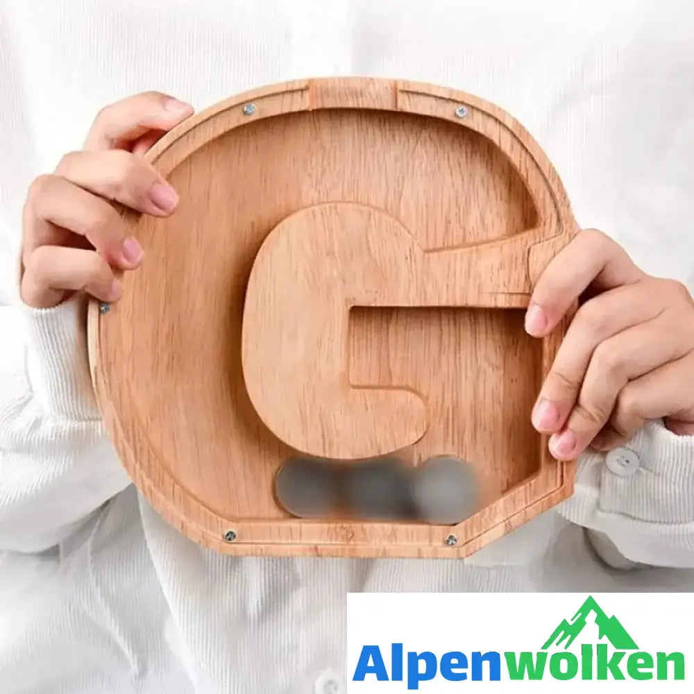 26 Englischem Alphabet Sparschwein