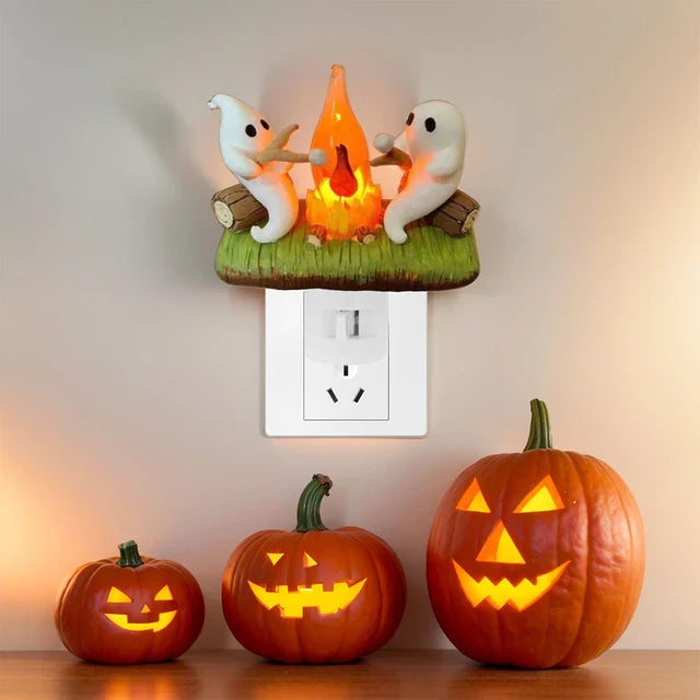 Halloween sprechende animierte Kürbis mit integriertem Projektor & Lautsprecher
