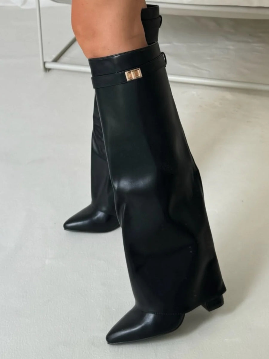 Sandsberg | Elegante Damenschuhe aus hochwertigem Leder mit goldenen Details