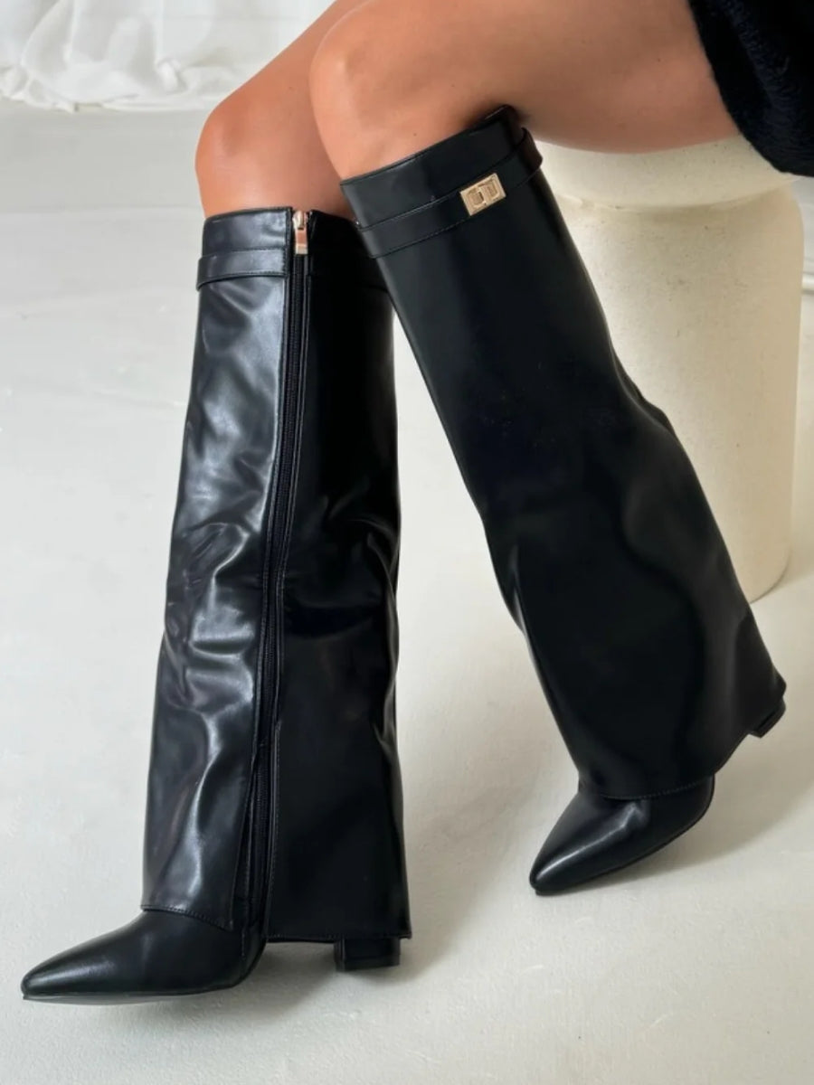 Sandsberg | Elegante Damenschuhe aus hochwertigem Leder mit goldenen Details
