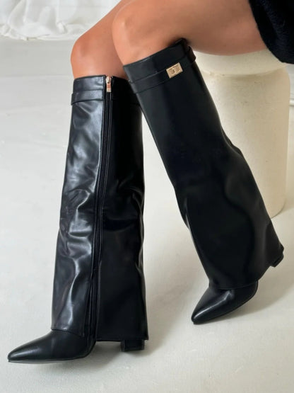 Sandsberg | Elegante Damenschuhe aus hochwertigem Leder mit goldenen Details