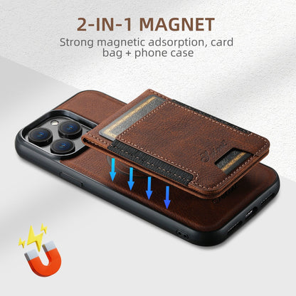 Leder Handyhülle mit Kartenhalter und MagSafe-Kompatibilität