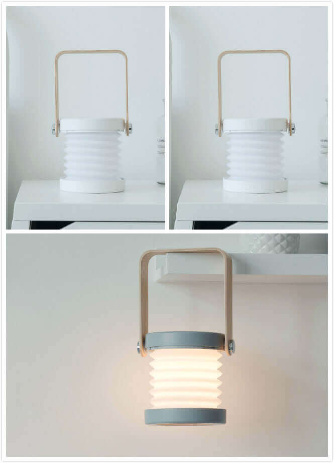 Faltbare Touch-Dimmbar Lese-LED-Nachtlicht Tragbare Laterne Lampe USB Wiederaufladbar Für Wohnkultur