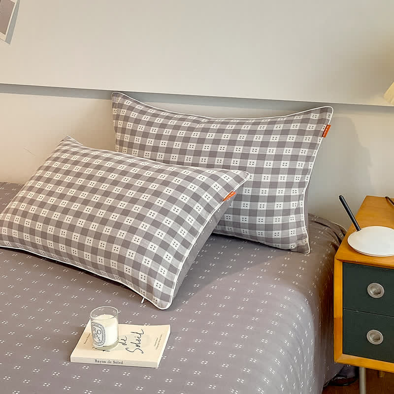 Atmungsaktive Tagesdecke aus Baumwollgaze im modernen Stil
