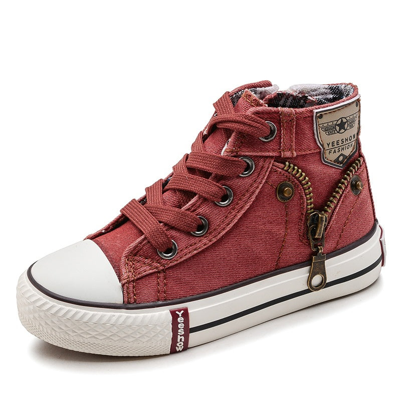 Kinder Casual Schuhe Jungen Mädchen Sport Schuhe Atmungs Denim Sneakers Kinder Canvas Schuhe Baby Stiefel