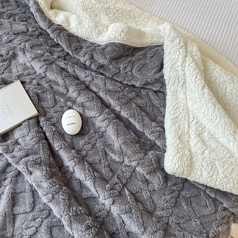 Stilvolle Wendbare Fleece-Decke für ultimativen Komfort und Wärme