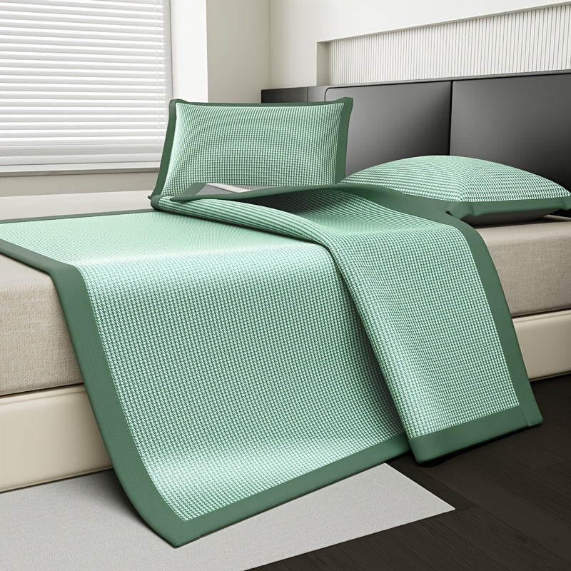 Sandsberg | AeroCool Kühler Matratzenschutz – Atmungsaktive Eis-Seiden-Bettbedeckung für heiße Schläfer