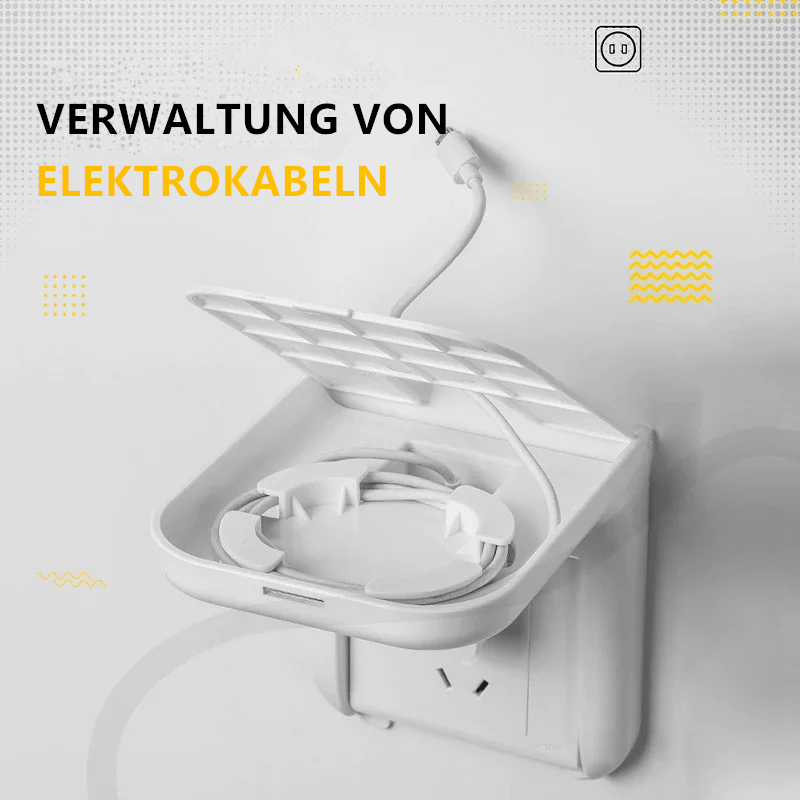Kein Stanzen erforderlich Steckdosenregal