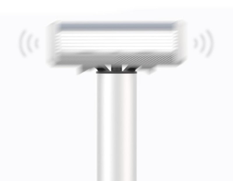 Sandsberg | Herren Dual-Modus Rasierer, mit Sensorschalter, manueller und automatischer Integration, Aluminiumgehäuse und langem Standby-Design