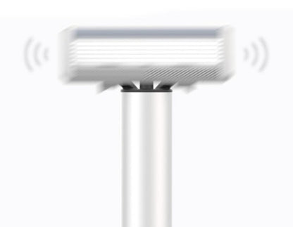 Sandsberg | Herren Dual-Modus Rasierer, mit Sensorschalter, manueller und automatischer Integration, Aluminiumgehäuse und langem Standby-Design