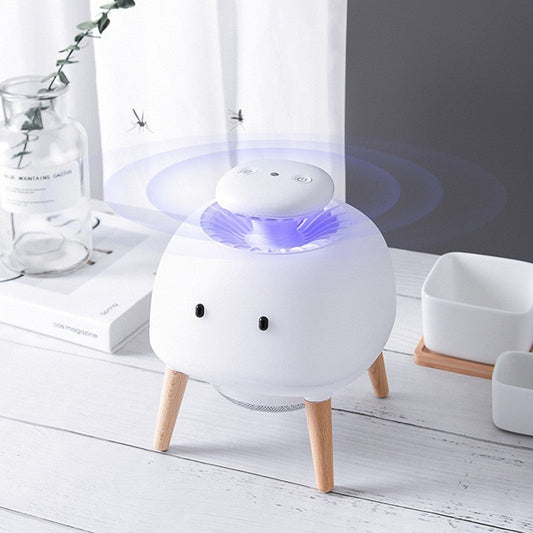 Sandsberg | Elektronischer Indoor-Physikalischer Moskito-Killer mit 360¬∞ Ringlicht, intelligentem lichtempfindlichem System, Schreibtischlampenmodus und niedrigem Geräuschpegel, für Zuhause, Küche, Schlafzimmer & Büro