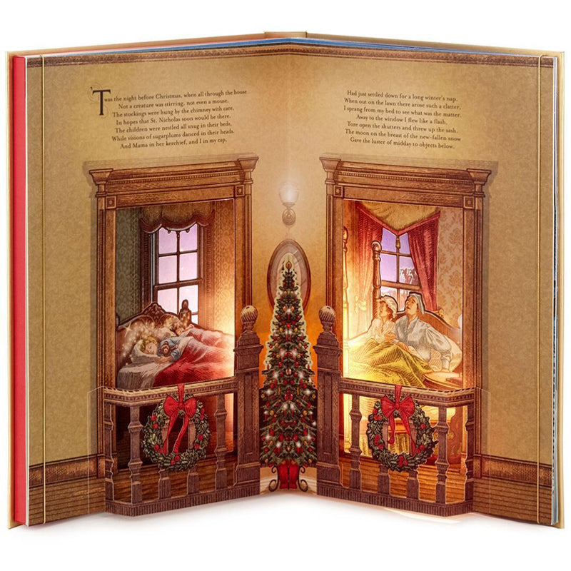 Das Pop-Up-Buch „Die Nacht vor Weihnachten“