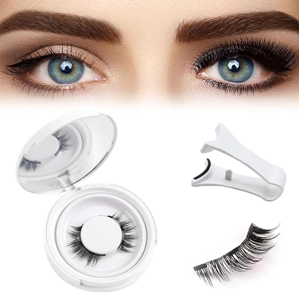 Wiederverwendbares magnetisches Wimpern- und Pinzettenset – Kein Kleber erforderlich