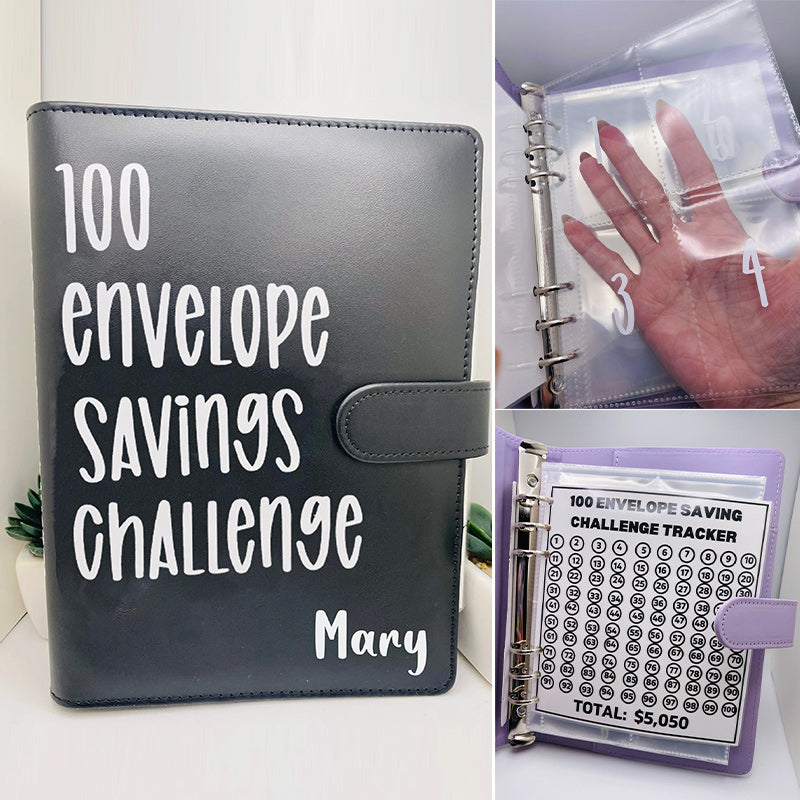 Challenge-Ordner mit 100 Umschlägen